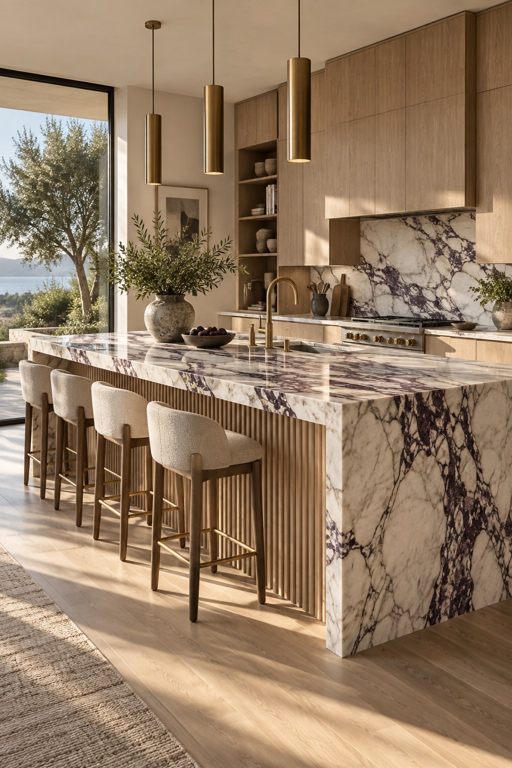 Monolithic Calacatta Kitchen