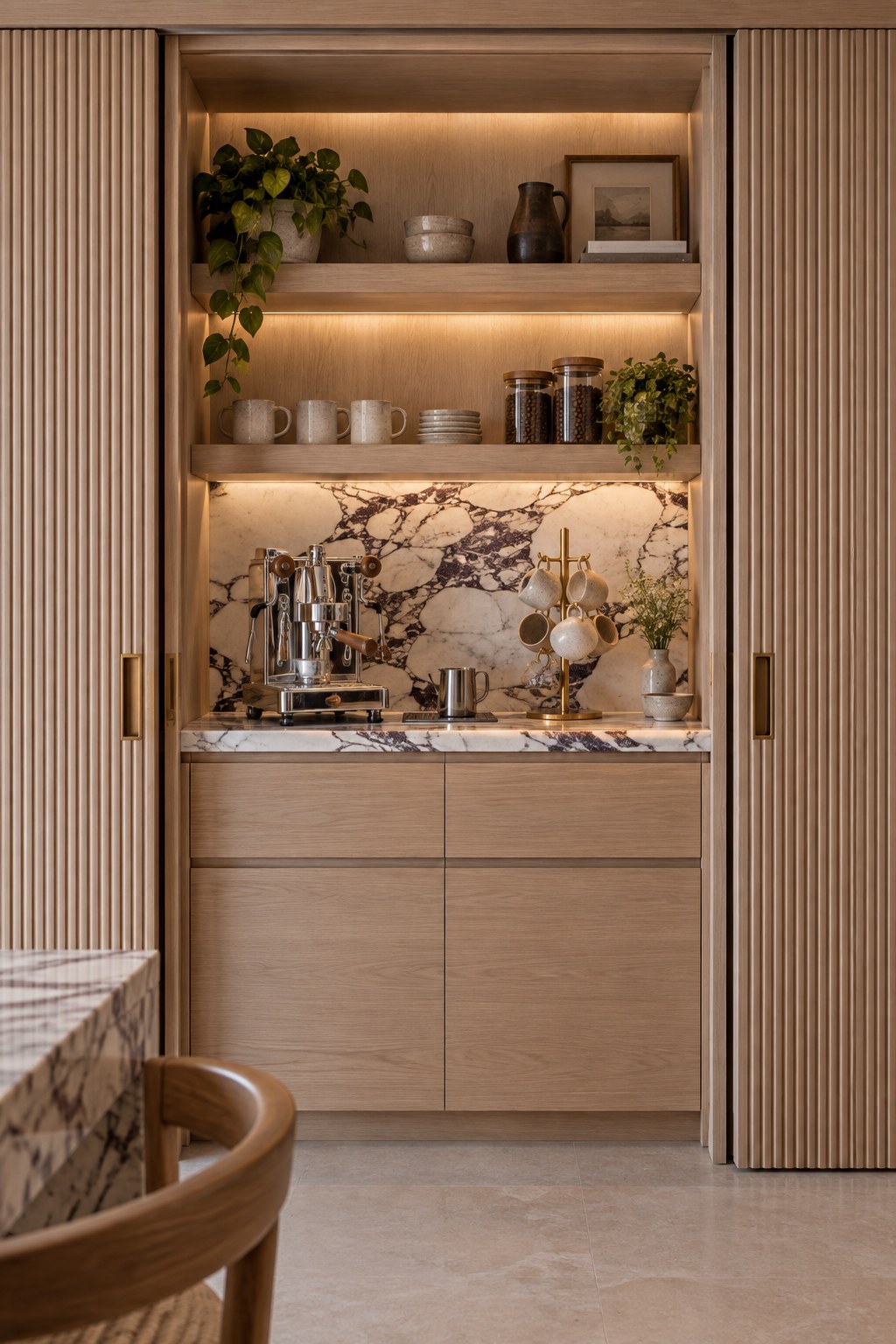 Concealed Pocket Coffee Bar